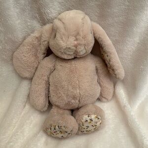 Dilly Dudu Blossom Bunny Rabbit with Floral Ears & Paws 10”